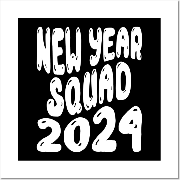 New Year Squad Wall Art by MZeeDesigns